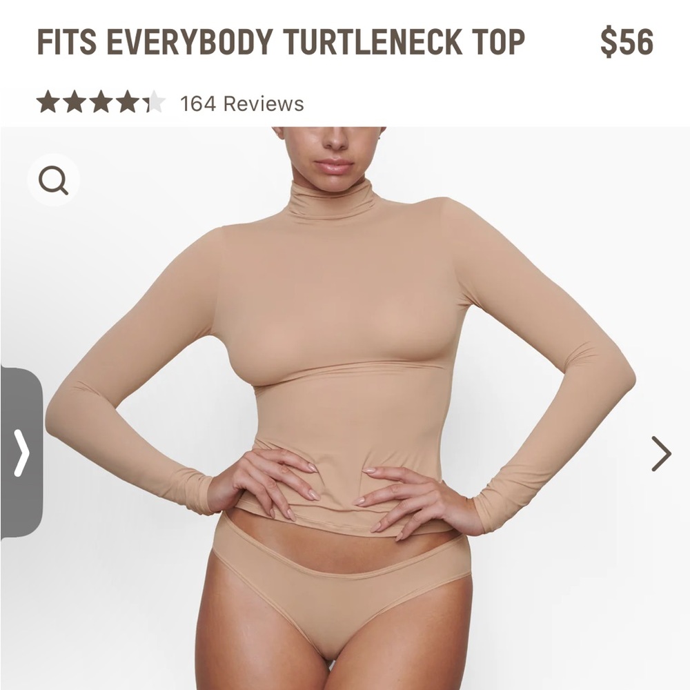 Skims fits everybody turtleneck top